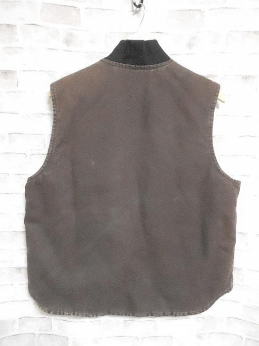 Carhartt カーハート 中綿入り ダック ベスト チョコレートブラウン