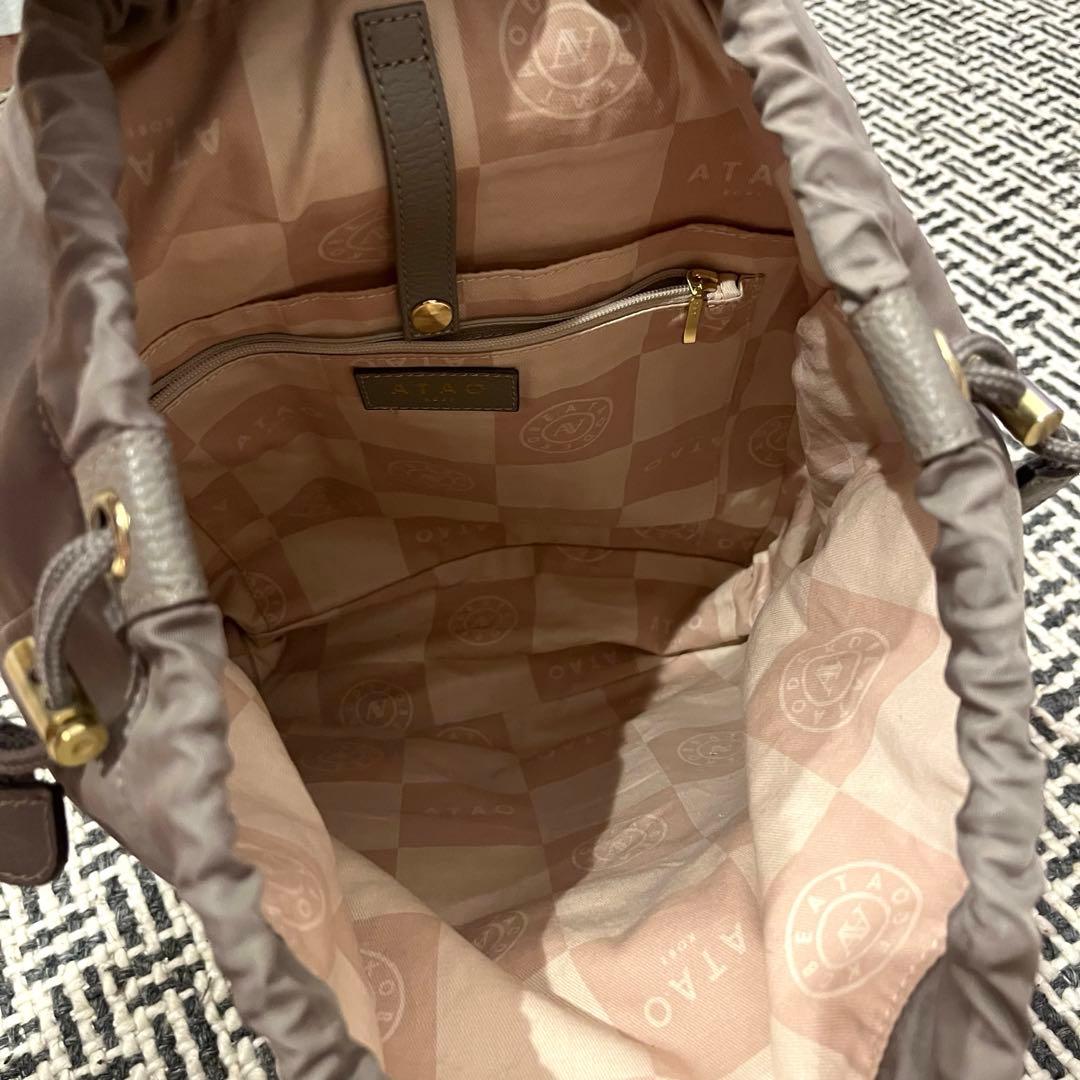 極美品　アタオ　リュック　ALLDAY オールデイ　撥水レザー