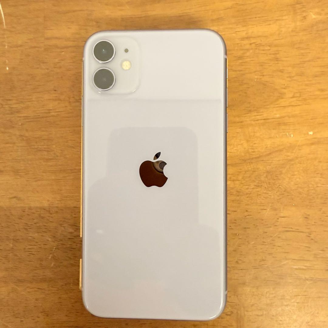 ● 美品 iPhone11 64GB パープル MWLX2J/A SIMフリー