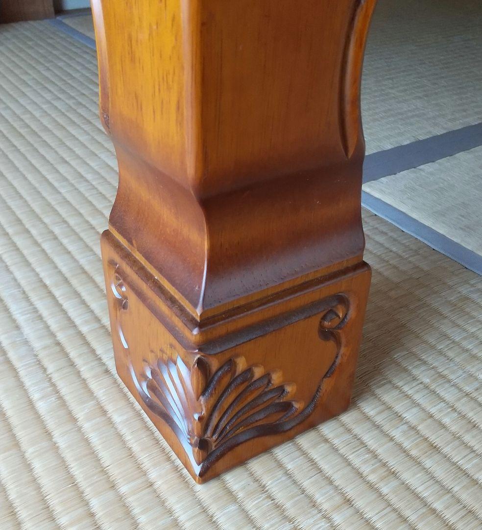 円香川県漆器工業協同組合　彫刻入り木製座卓