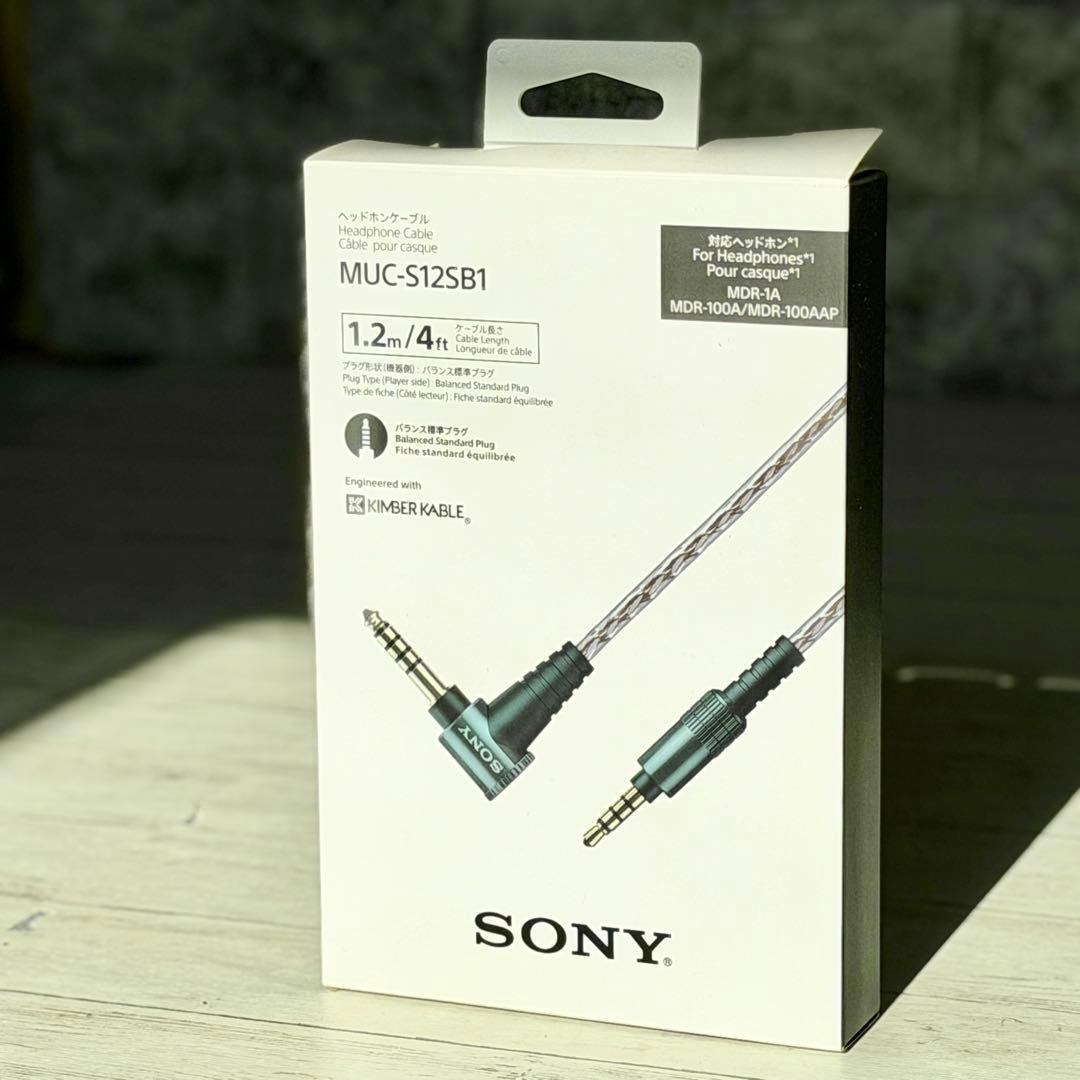 SONY「MUC-S12SB1」ヘッドホン用バランス接続ケーブル