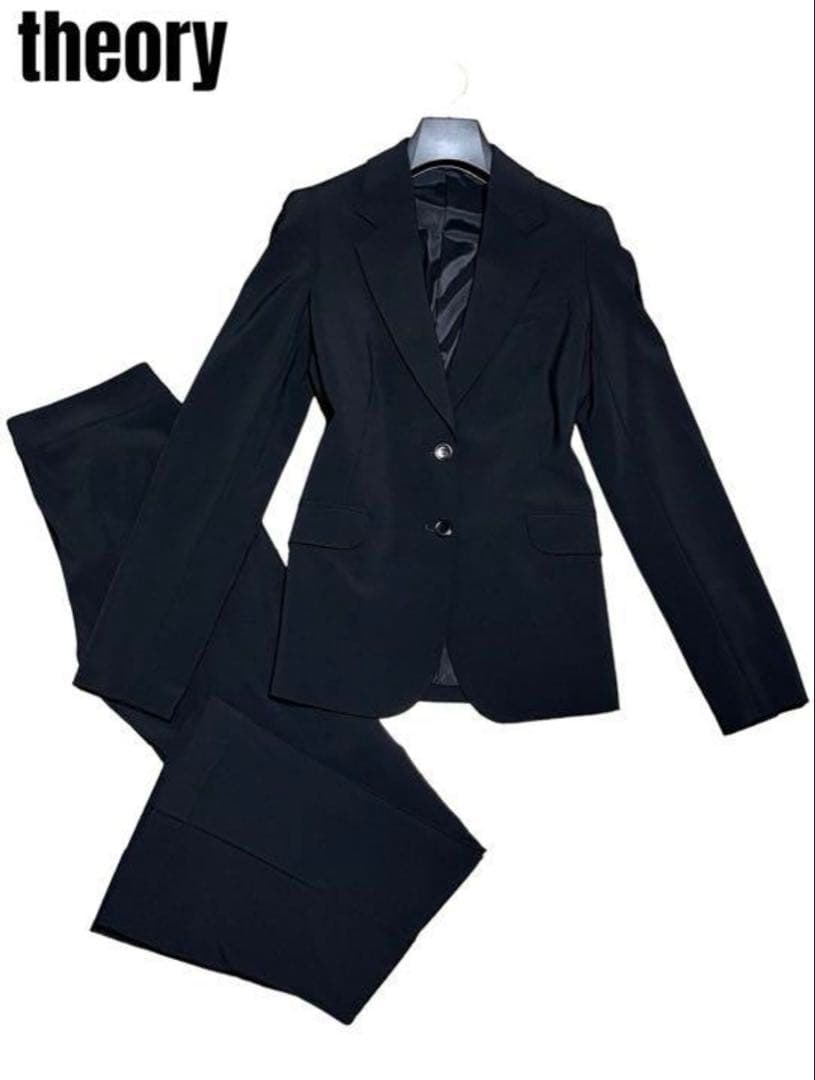 【超美品】theory セオリー　パンツスーツセットアップ
