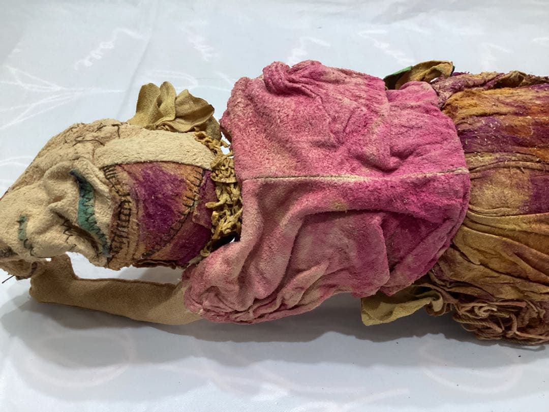 創作人形作家山下昌子　MAKODOLL 未使用　羊革花の装飾 アートドール箱付