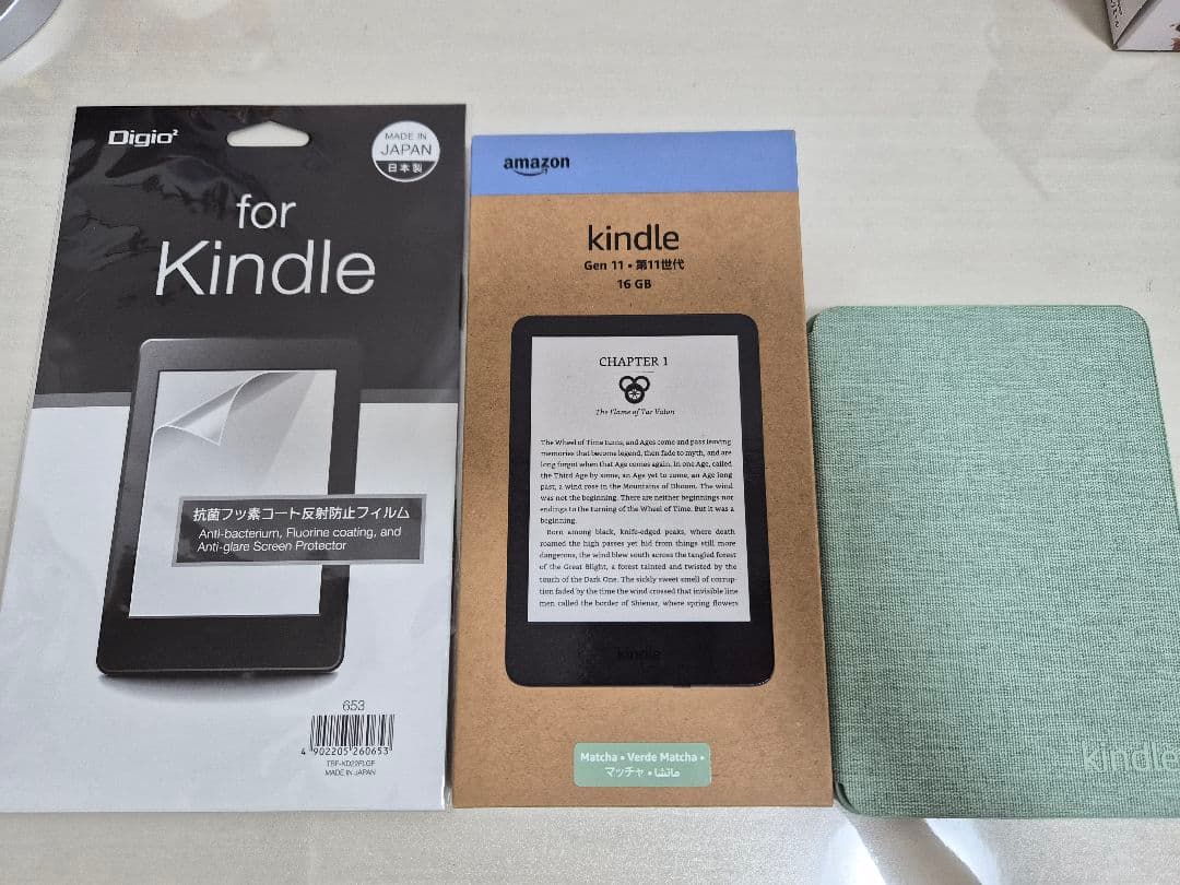 【美品】Kindle 2024年発売 第11世代 16GB 本体 純正カバー付き