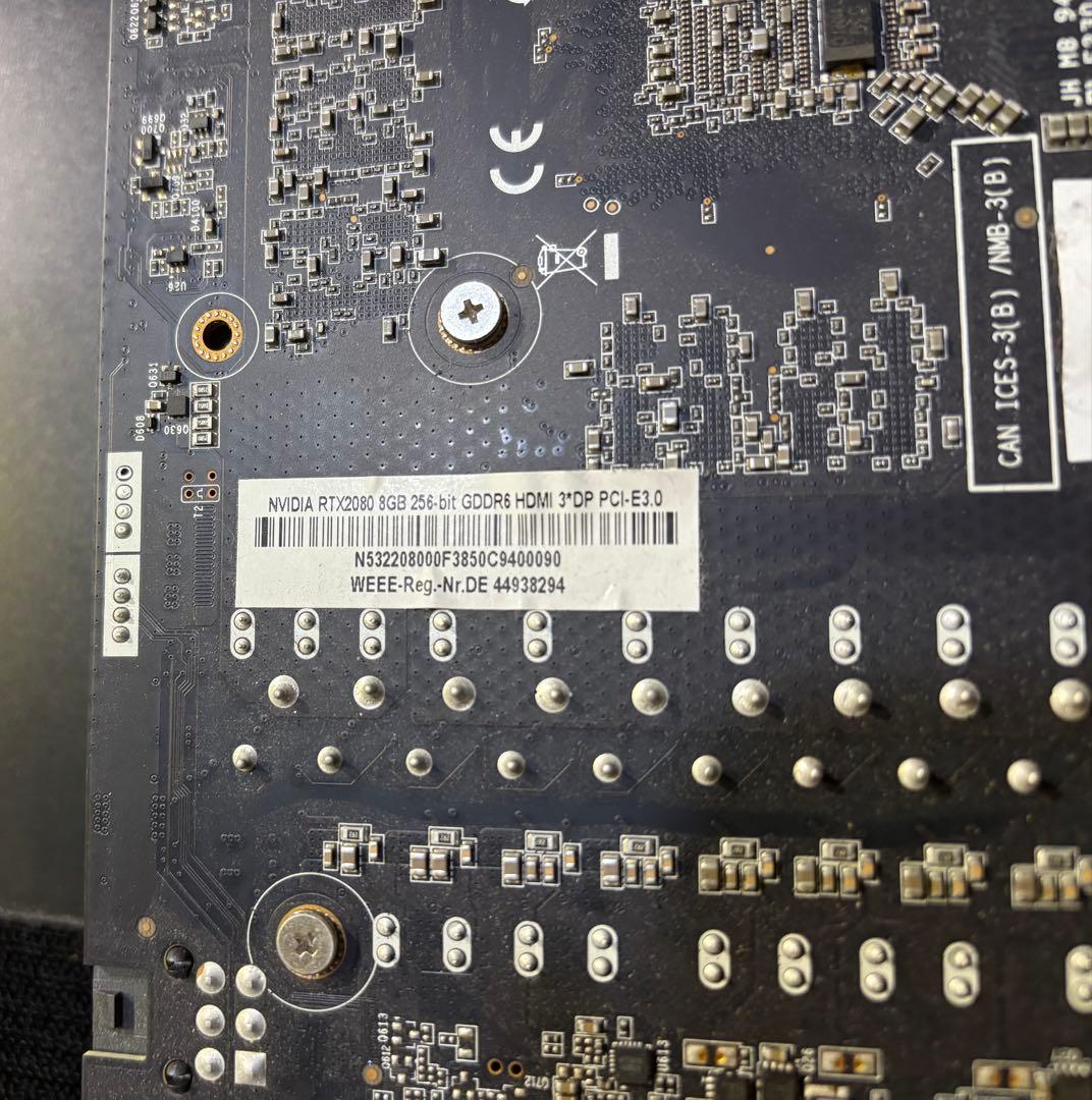 グラフィックボード・グラボ・ビデオカード NVIDIA GeForce RTX 2080