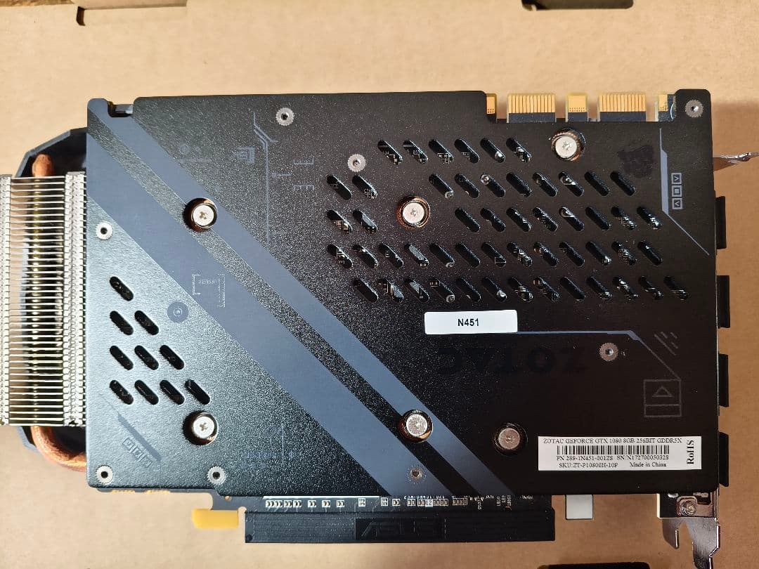 グラフィックボード・グラボ・ビデオカード ZOTAC GeForce GTX 1080 8GB