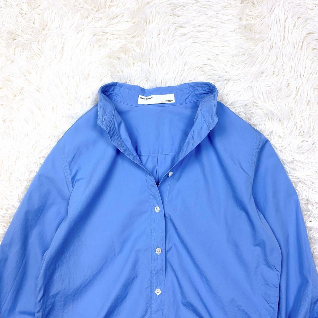 アパルトモン　2022SS トーマスメイソン　コットンシャツ　ブルー