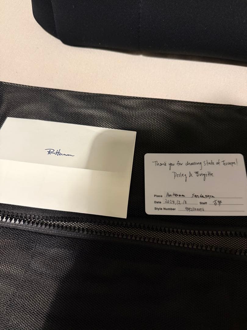 STATE OF ESCAPE Ron Herman別注　ブラック