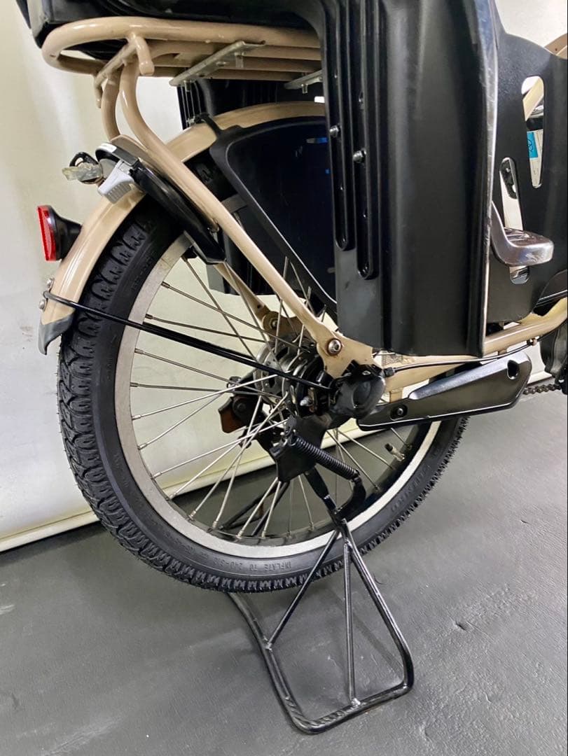 1年保証 ヤマハ　パスバビー　20インチ　子供乗せ　カフェ色　電動アシスト自転車