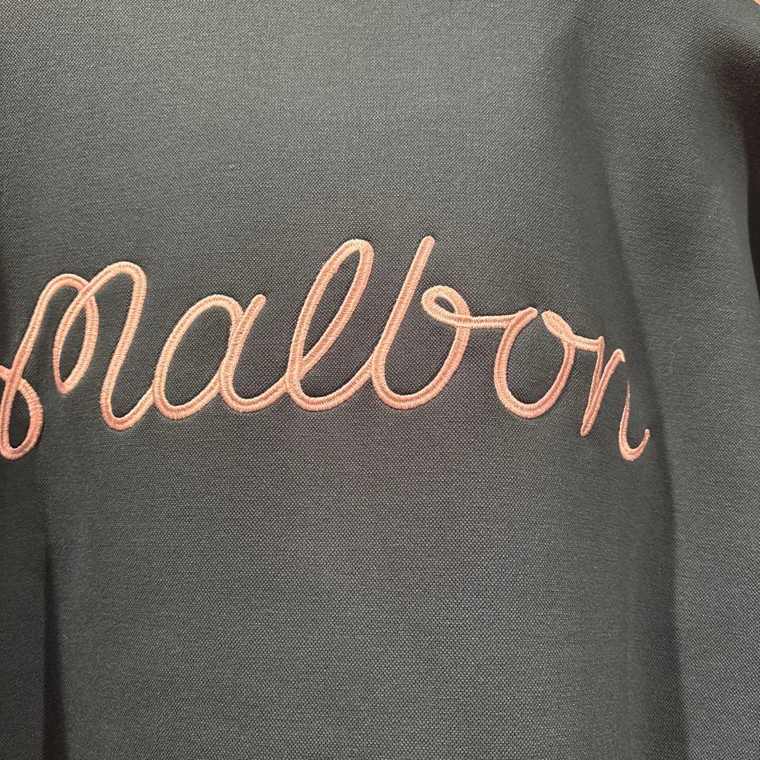 韓国　マルボンゴルフ刺繍セーター 緑　イエローラインあり。サイズ２XL