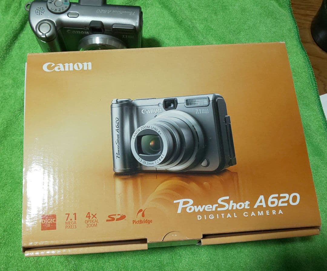 Canon PowerShot A620 テレコンワイコン付属