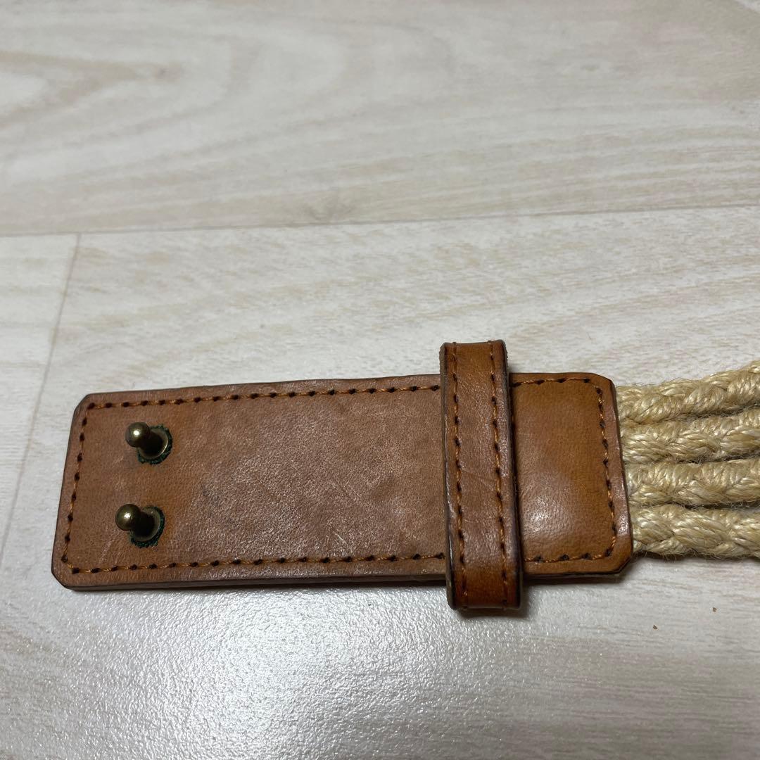 ISSEY MIYAKE イッセイ ミヤケ ロープ編み レザーベルト