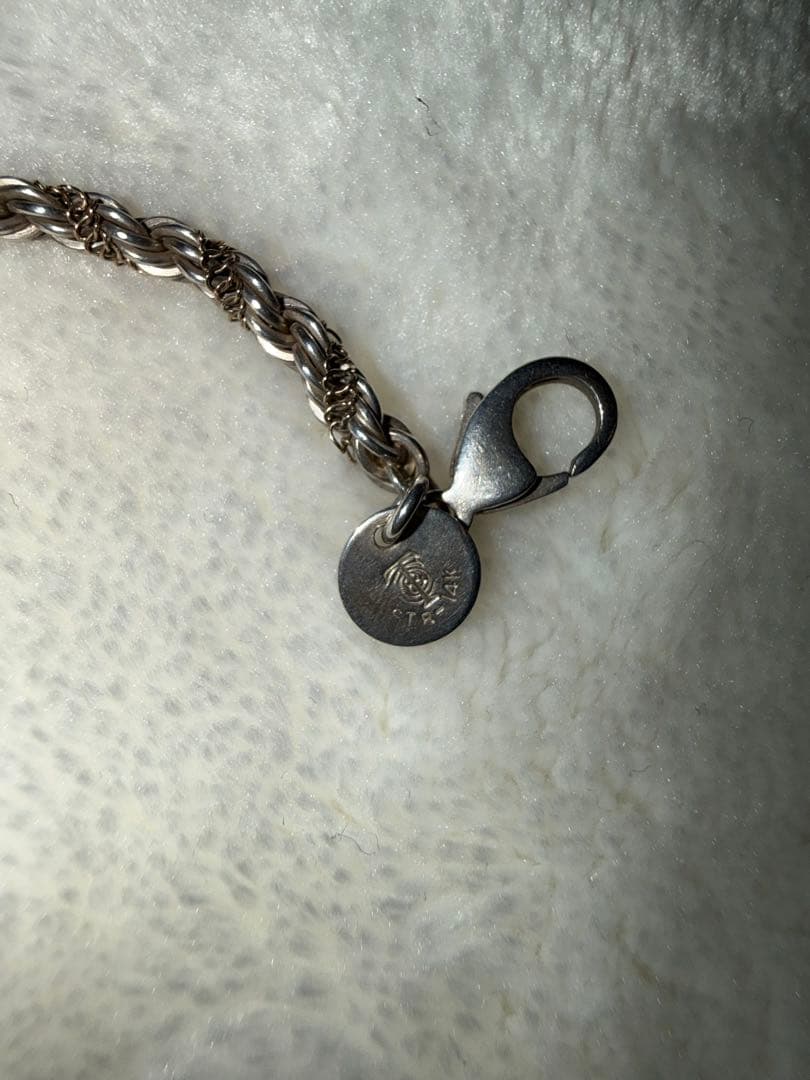 ティファニー　ツイストチェーンネックレス　silver925・14K