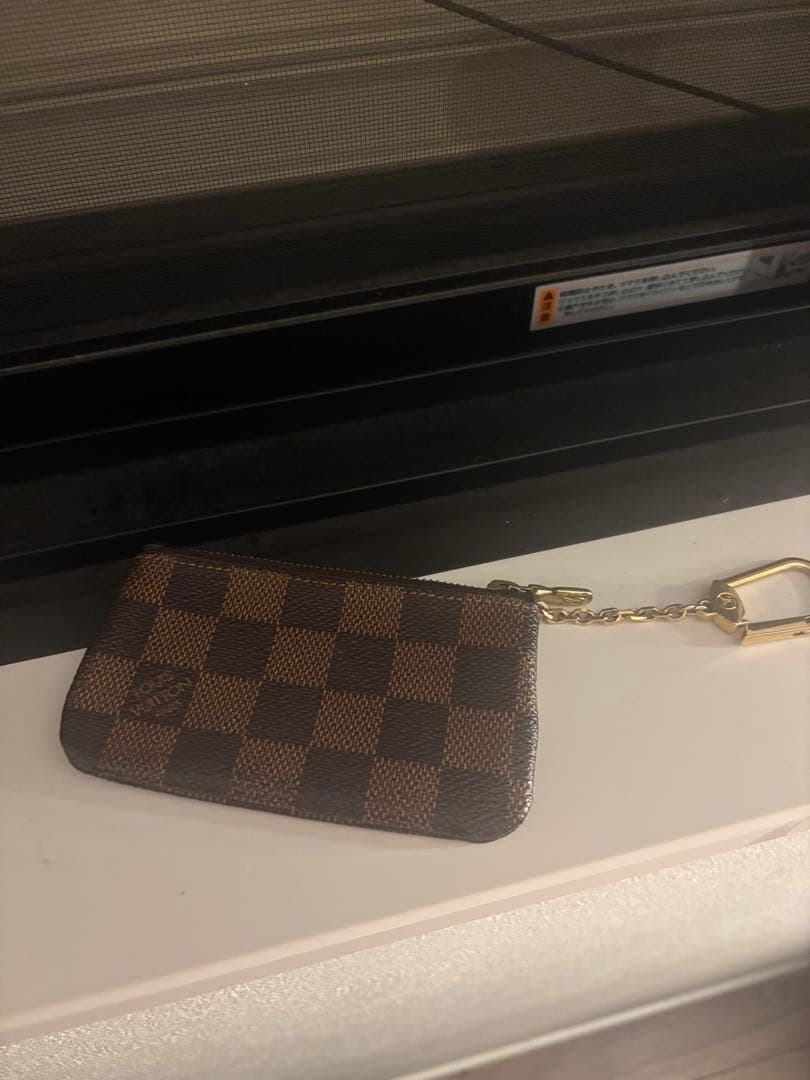 未使用 Louis Vuitton ダミエ ポシェットクレ ケース