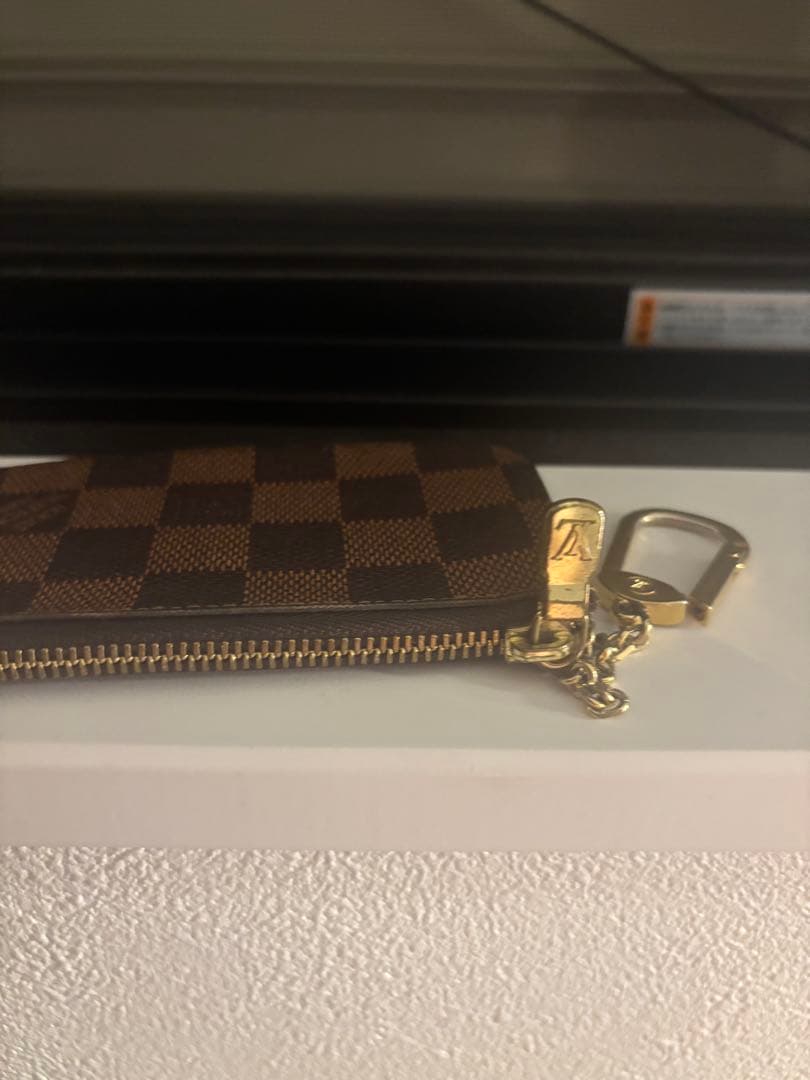 未使用 Louis Vuitton ダミエ ポシェットクレ ケース