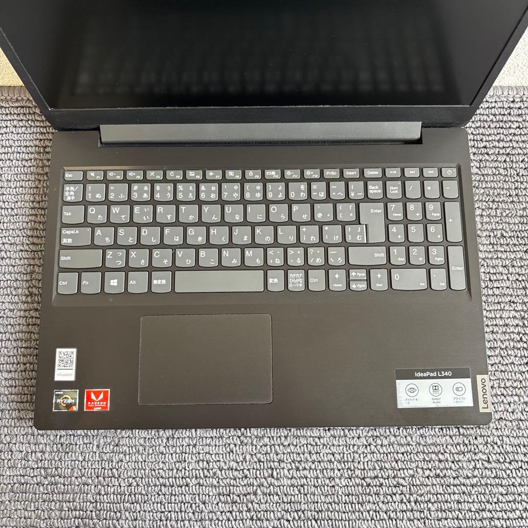 Windowsノート本体 lenovo ideapad L340 AMD Ryzen 5 3500U