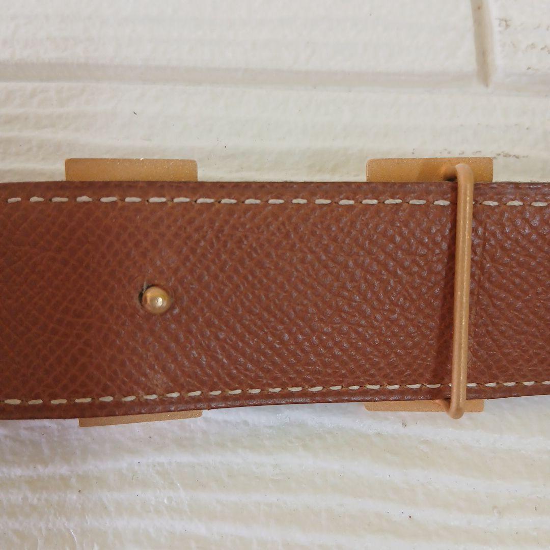 エルメス ベルト コンスタンス Hロゴ 刻印 レザー s1