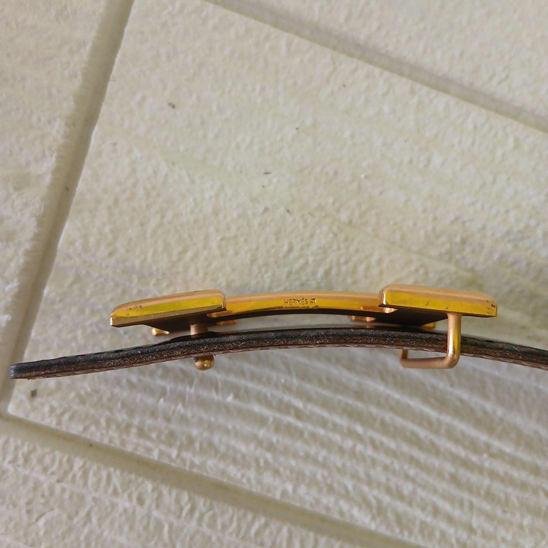 エルメス ベルト コンスタンス Hロゴ 刻印 レザー s1