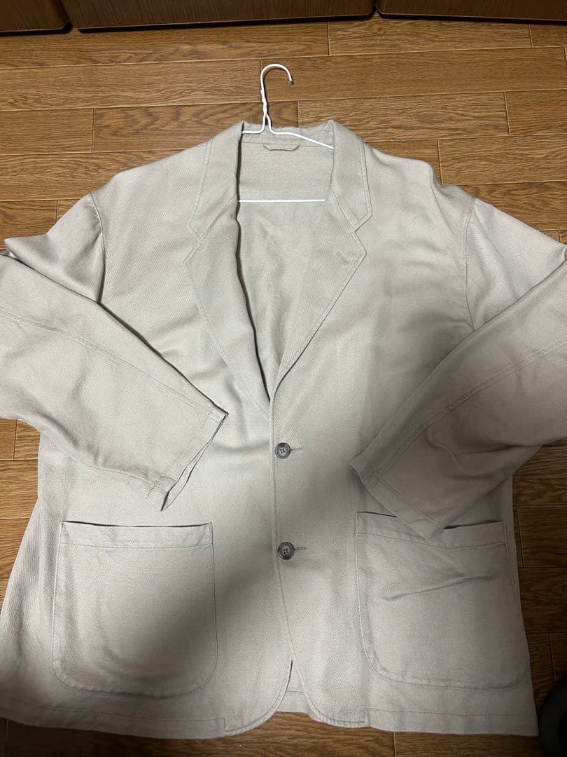 BEAMSジャケット　ベージュセットアップ　セット売り