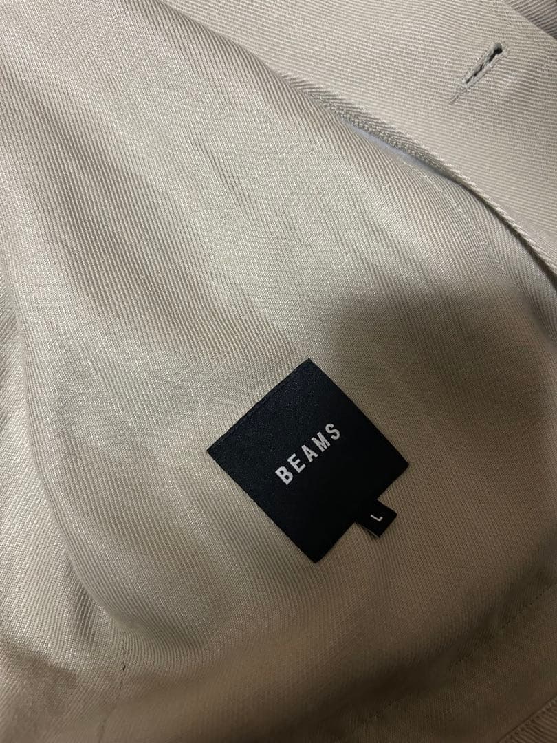 BEAMSジャケット　ベージュセットアップ　セット売り