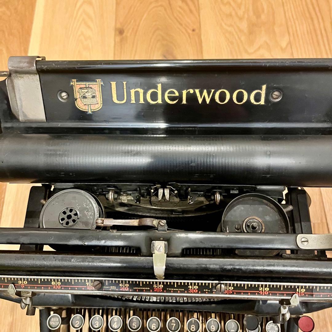 【アンティーク】アンダーウッド No5 タイプライター UNDER WOOD