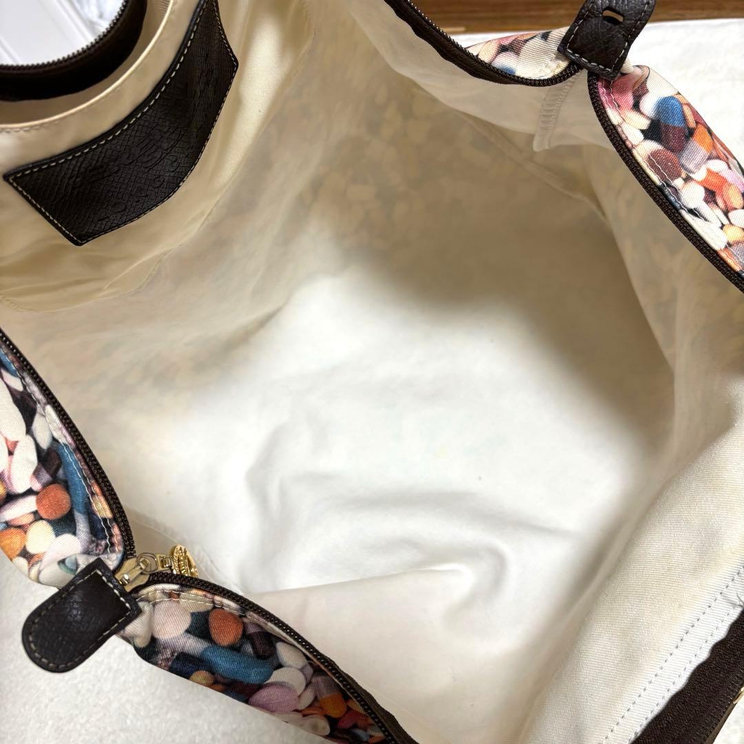 希少 Longchamp ロンシャン ジェレミースコット ボストンバッグ ピル