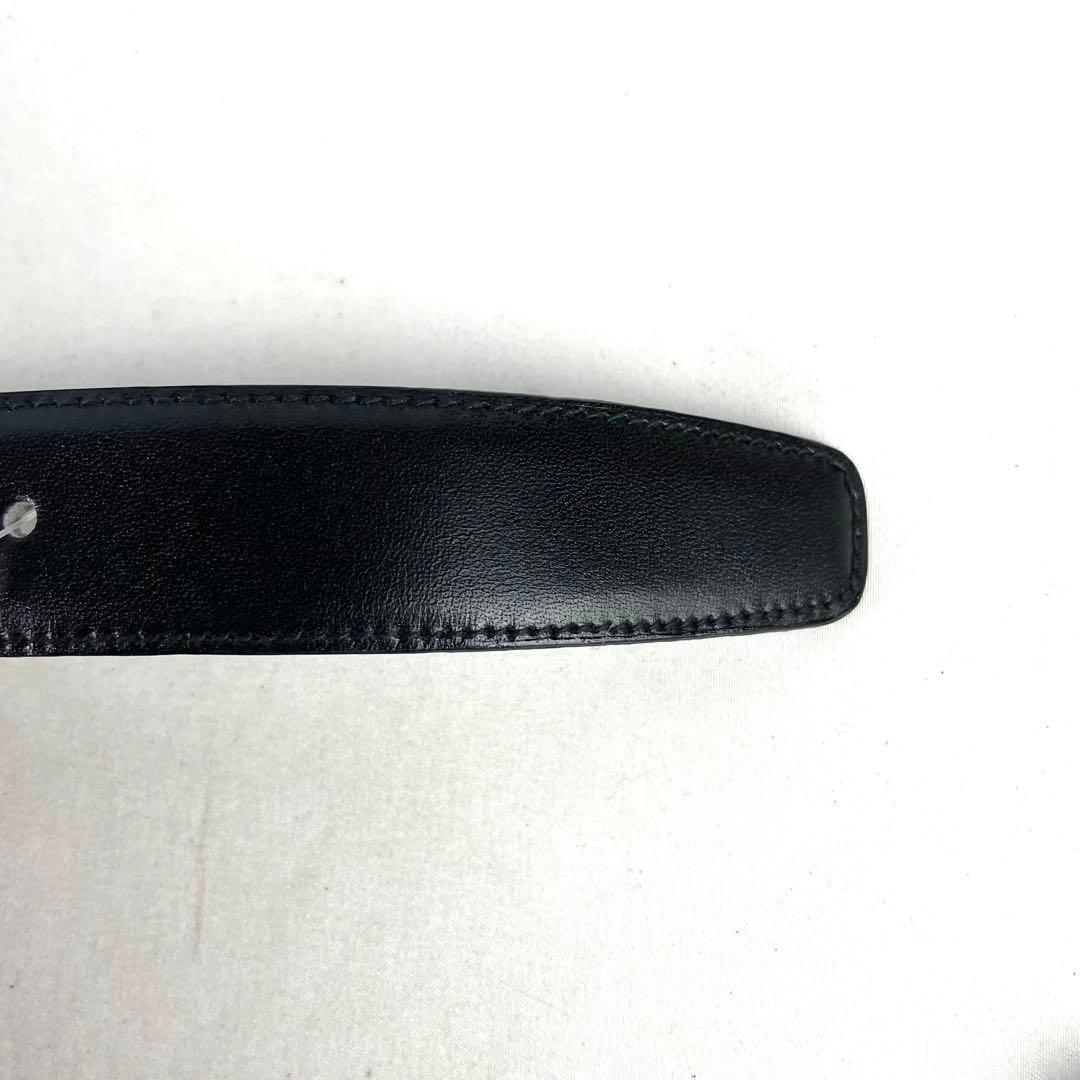 CELINE セリーヌ ベルト トリオンフ ゴールド バックル レザー ブラック