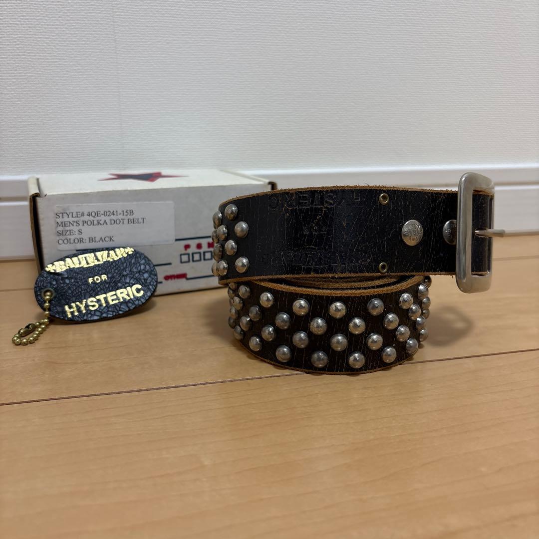 【美品】HYSTERIC GLAMOUR メンズ　BALTAZARベルト　黒　S