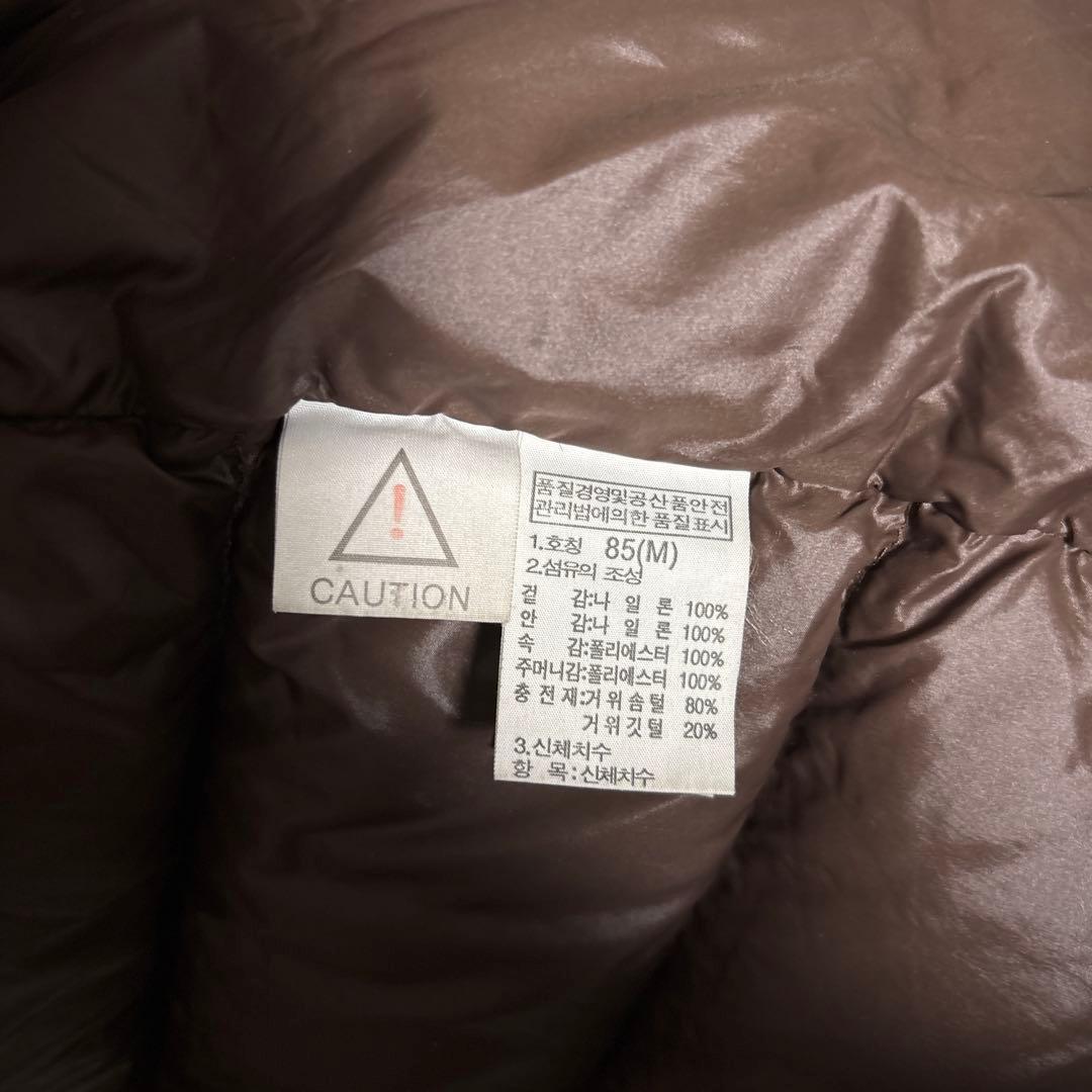 【クリーニング済】ノースフェイス ロングダウン ライトダウン