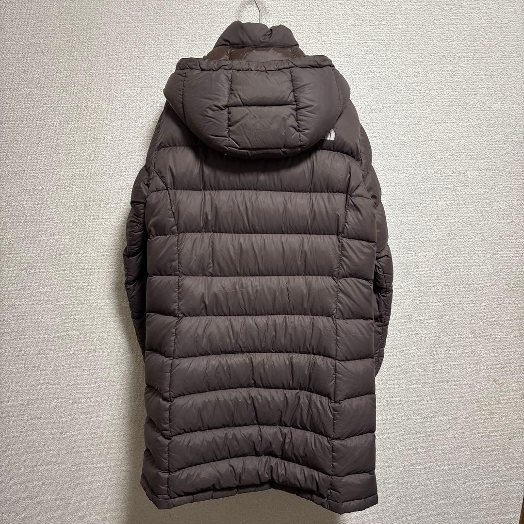 【クリーニング済】ノースフェイス ロングダウン ライトダウン