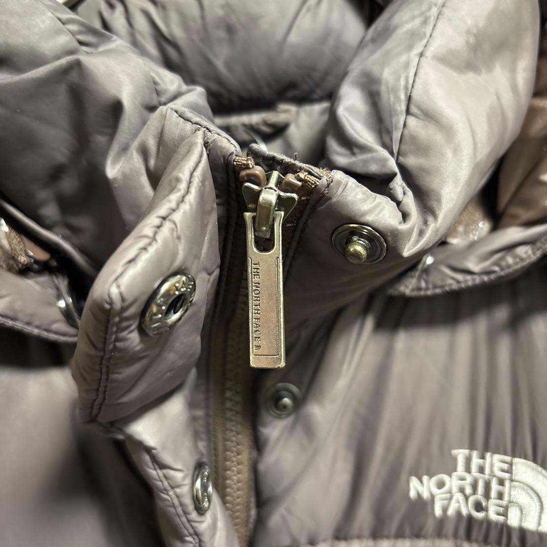 【クリーニング済】ノースフェイス ロングダウン ライトダウン