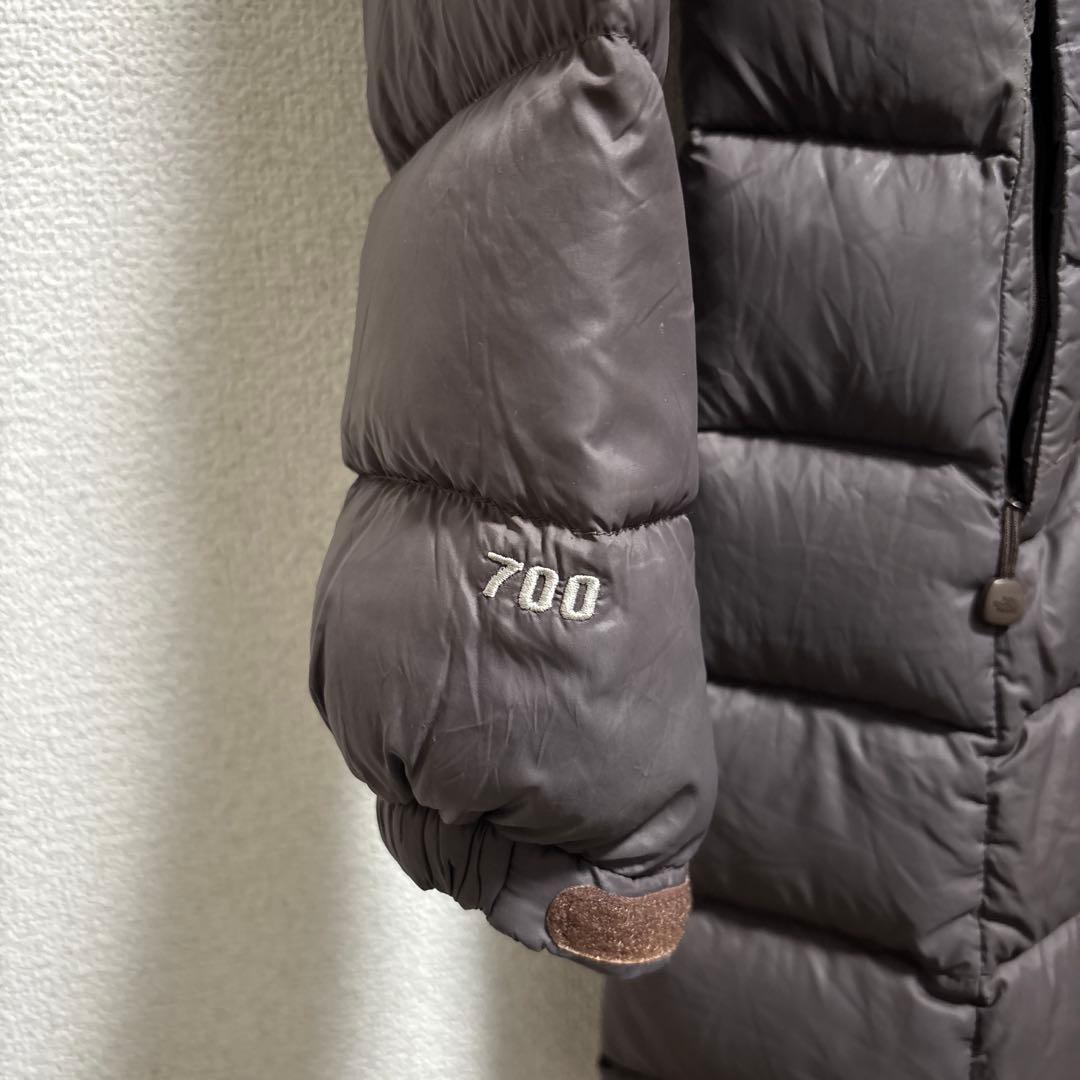 【クリーニング済】ノースフェイス ロングダウン ライトダウン