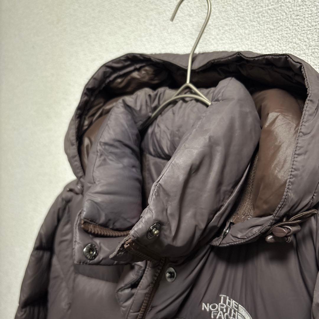 【クリーニング済】ノースフェイス ロングダウン ライトダウン