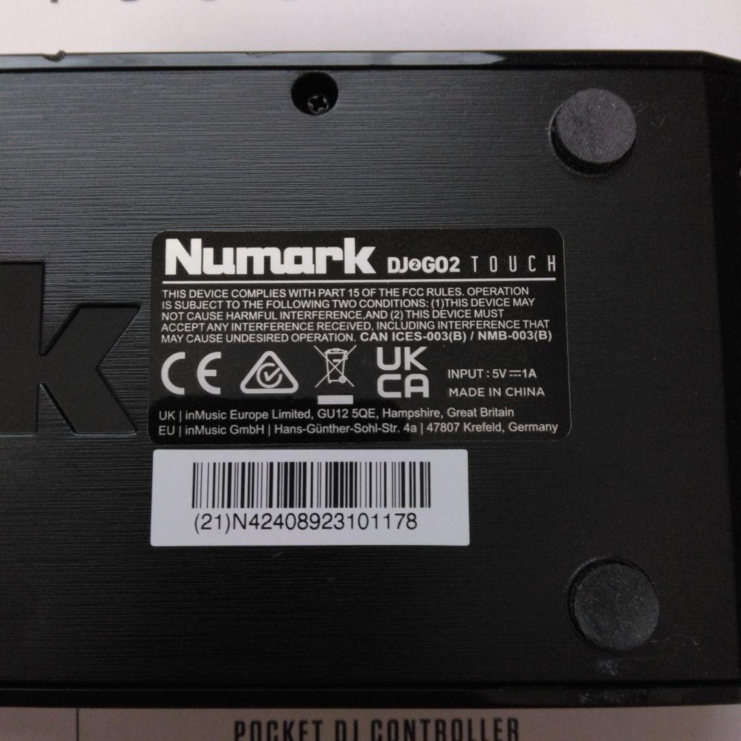 Numark DJ2GO2 TOUCH ポータブルDJコントローラー