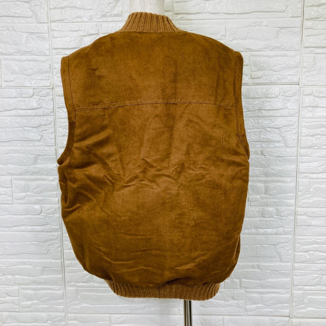 Evseg（エヴセグ）キャメルウール100% ベスト　LL