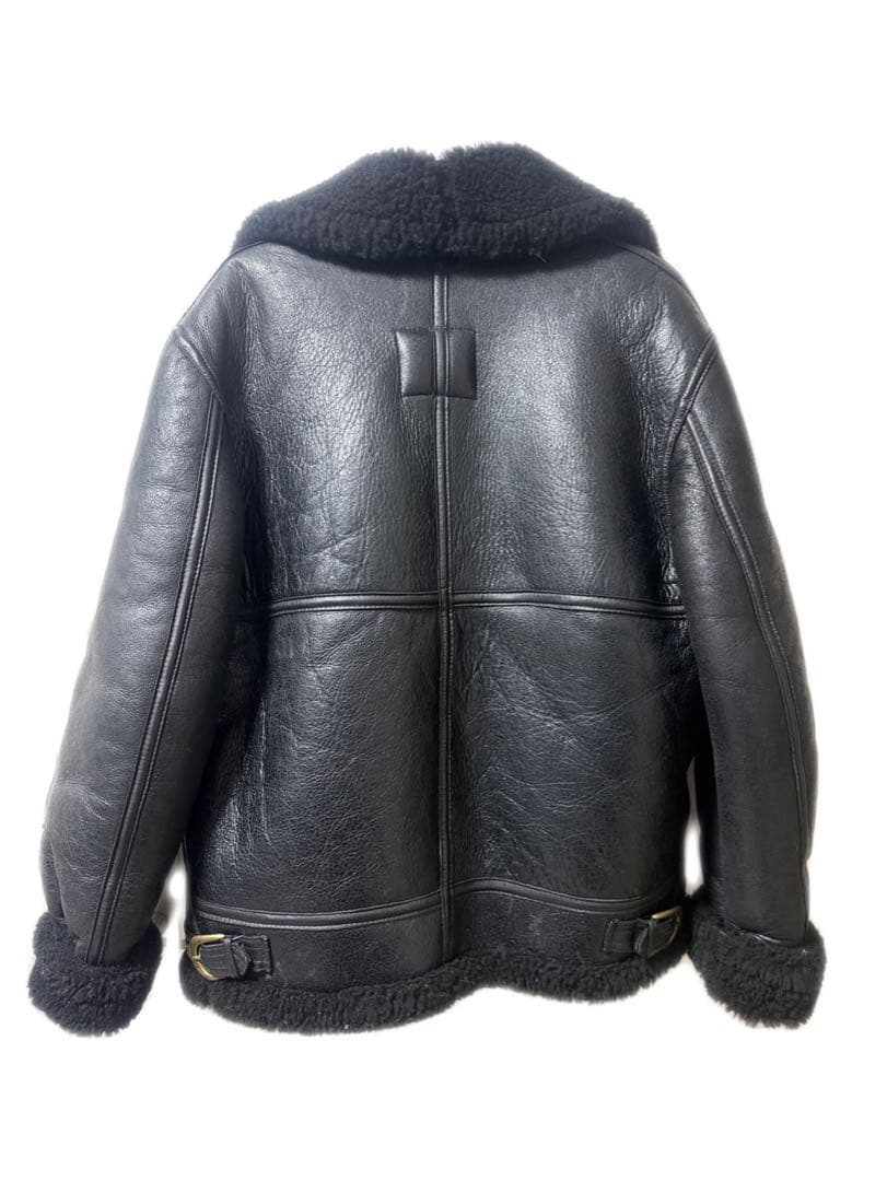 Schott TYPE B-3 ムートンジャケット USA ブラック サイズ36