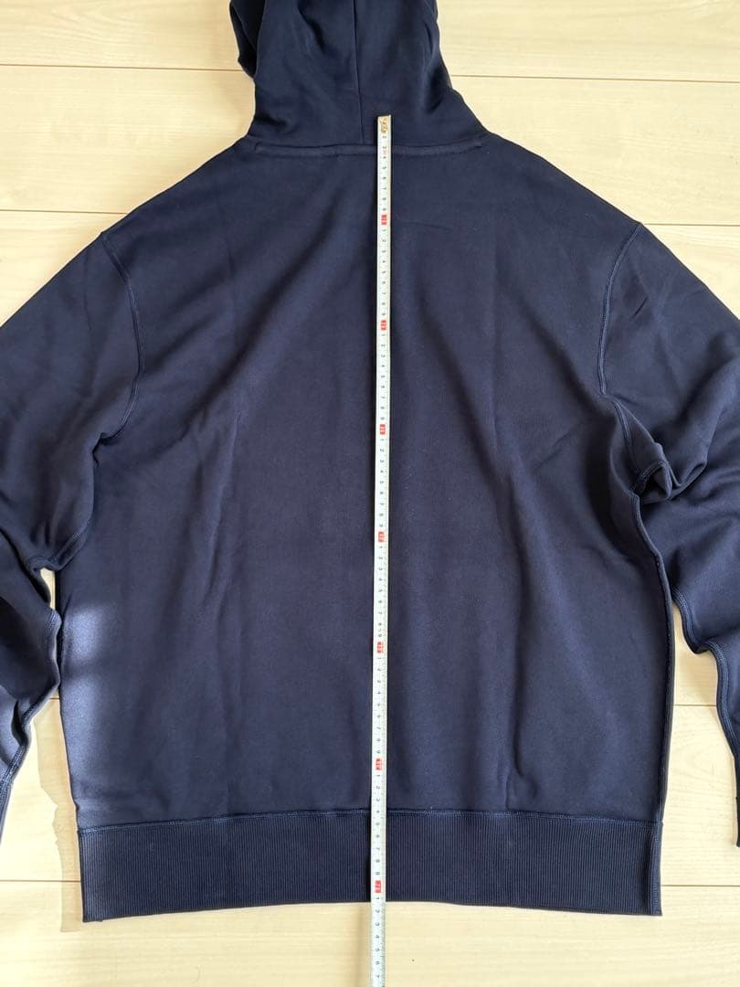 未使用)ラコステ プレミアムスウェットフーディー メンズ サイズ5/L ネイビー
