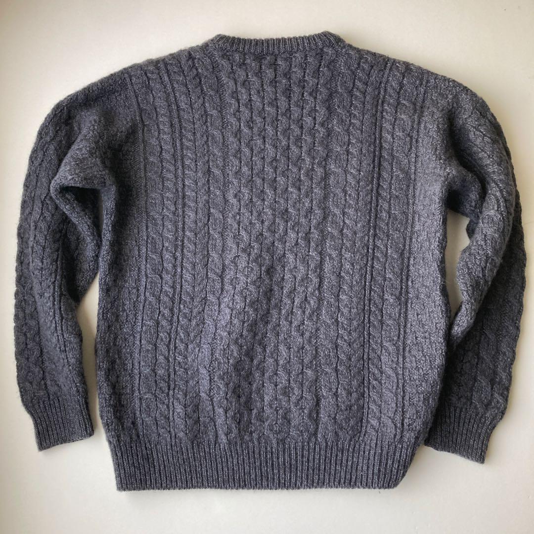 インバーアラン　ニットセーター　ネイビー