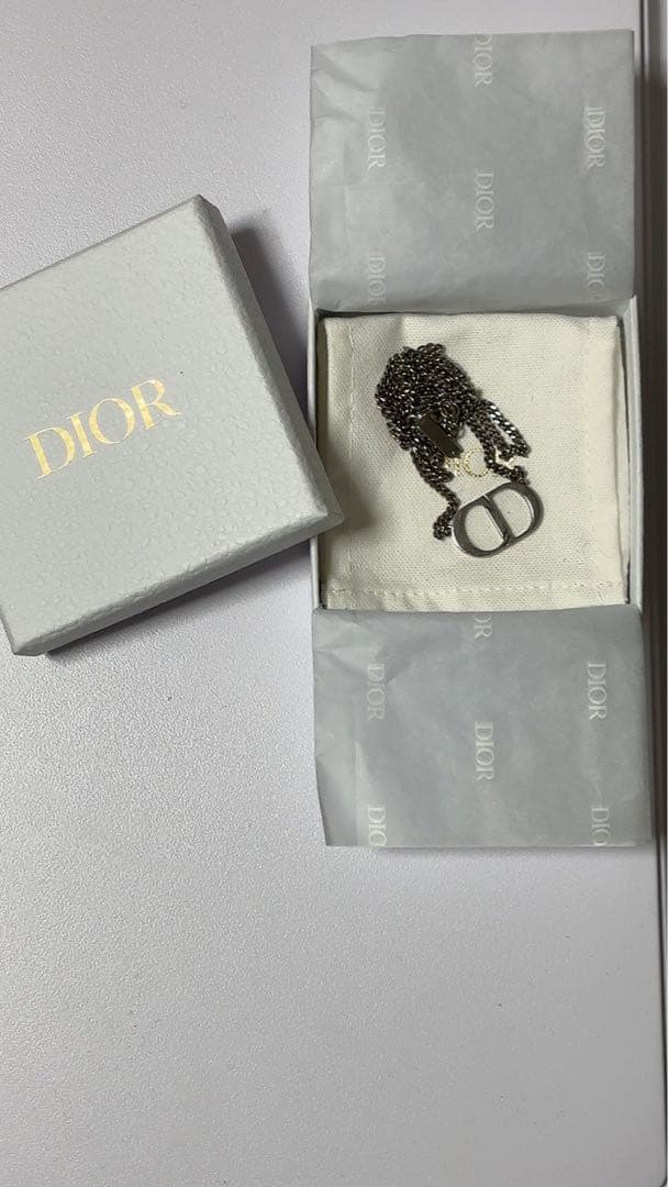 【BD】CDロゴ チェーンネックレス シルバー ペンダント