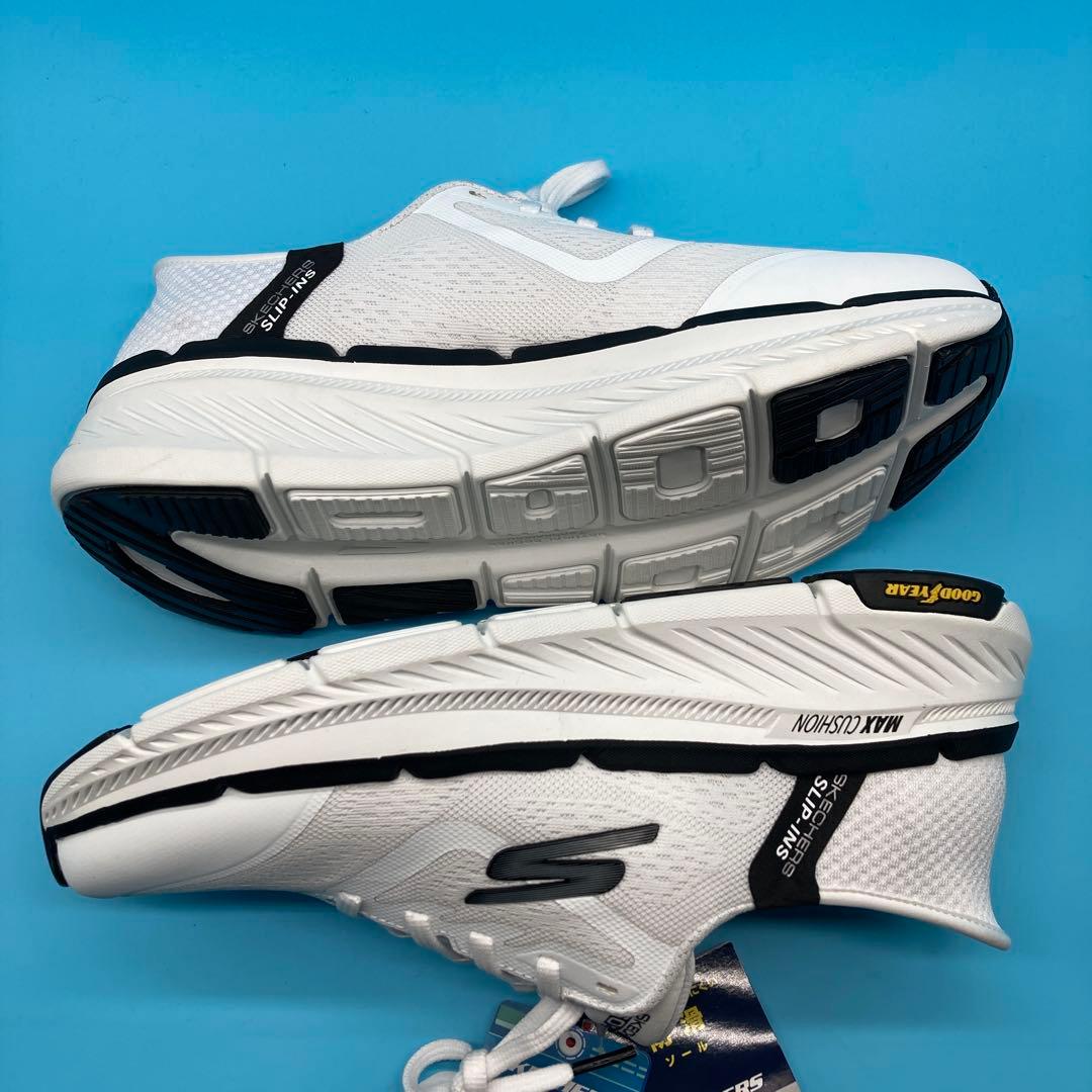 【未使用】スケッチャーズ SKECHERS メンズ スリップインズ26.5cm白