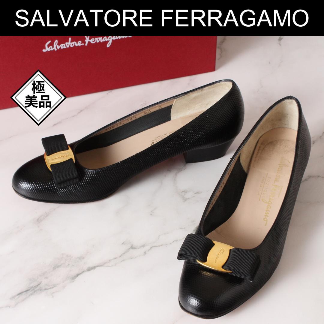 ✨極美品✨ フェラガモ パンプス ヴァラリボン US 6.5（23.5cm相当）