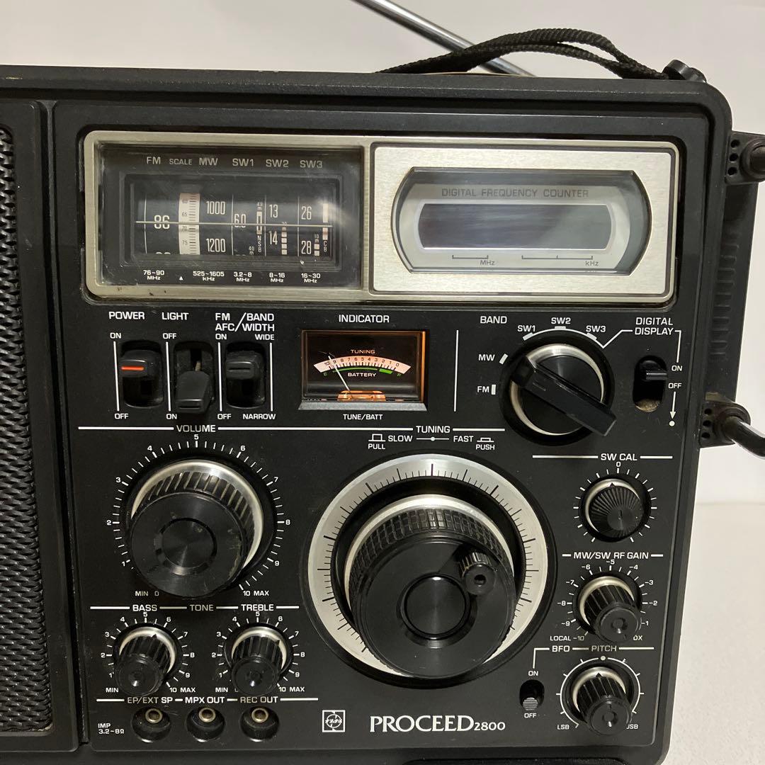 ナショナルラジオ　プロシード２８００　　　　完動品