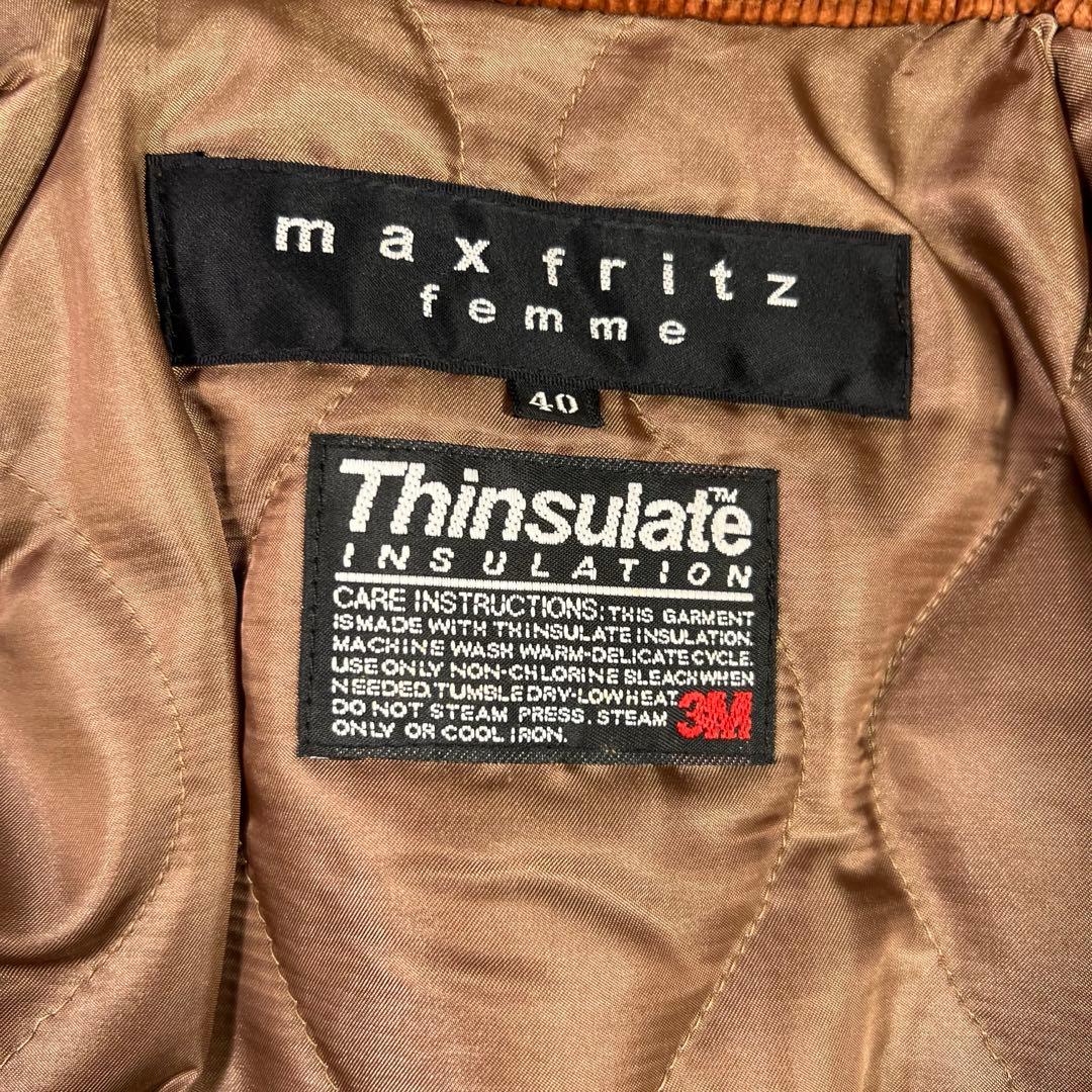 タグ付き MAXFRITZ マックスフリッツ コンフォートジャケット 40 牛革