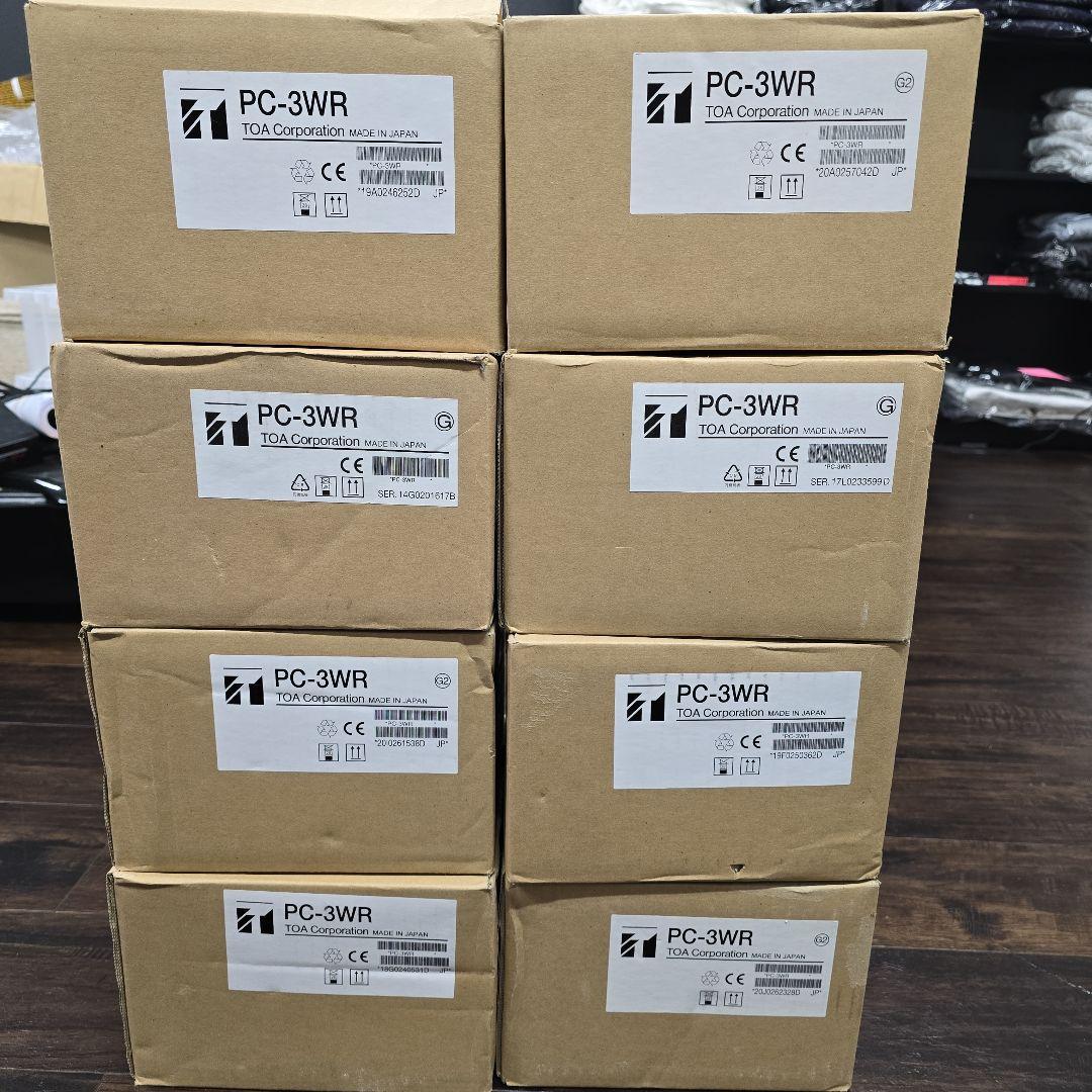 TOA PC-3WR　防滴型天井埋込スピーカー　8台セット