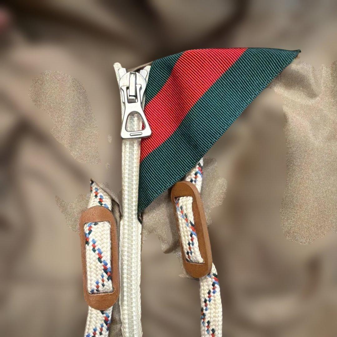 【新品】GUCCI シェリーライン フーデッドナイロンブルゾン