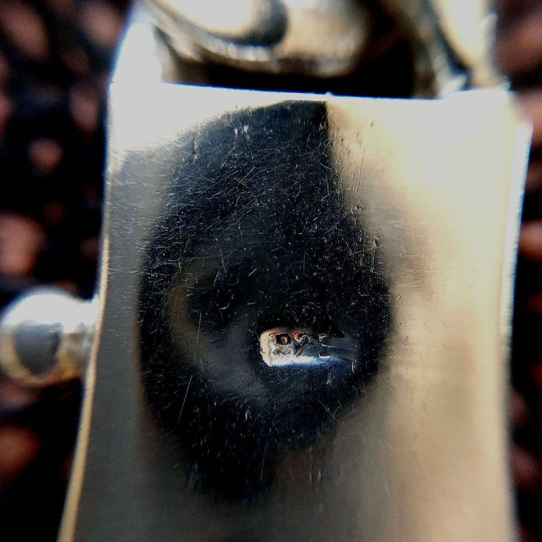 silver925 　太め　シルバー チェーンブレスレット　ボックス留め