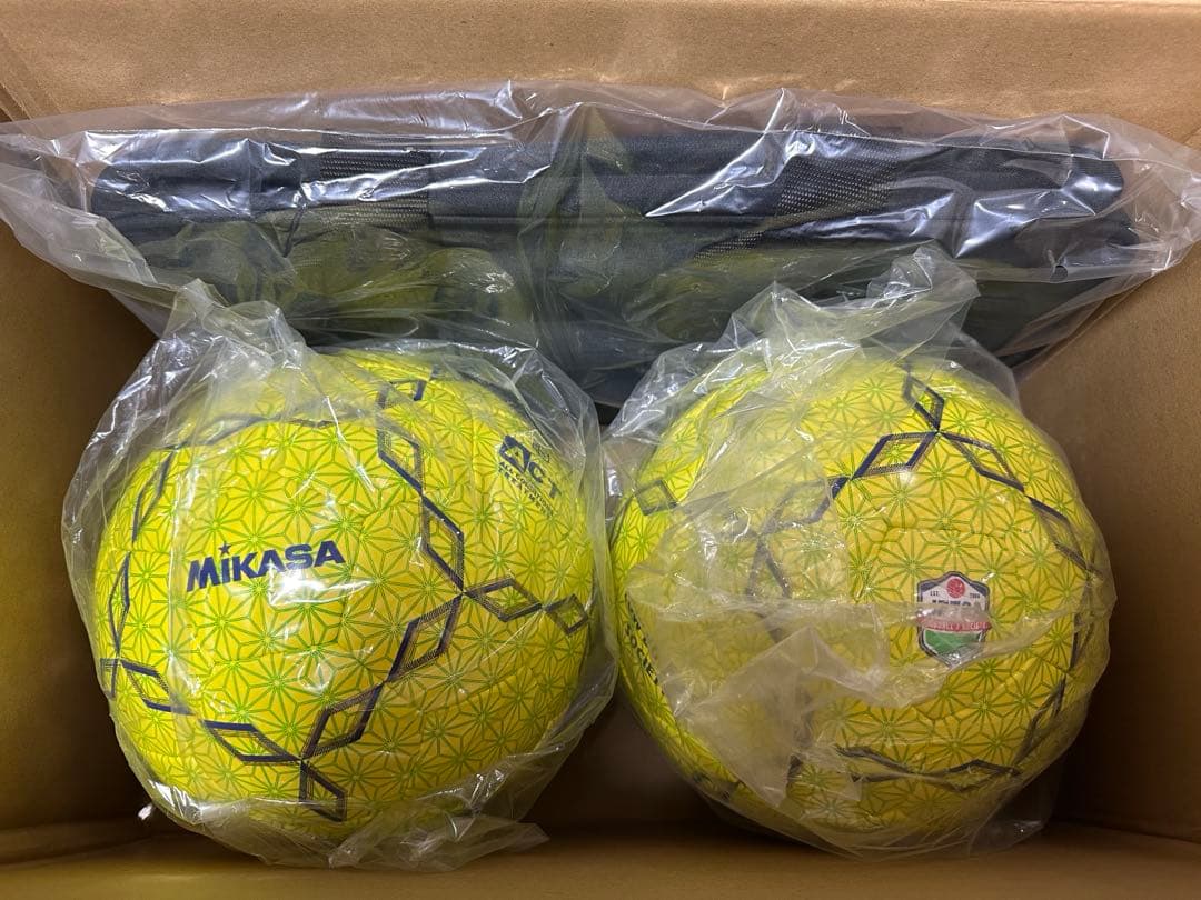 【最終値下げ】未使用新品 Mikasaソサイチボール2個×2つ用ボールバッグ