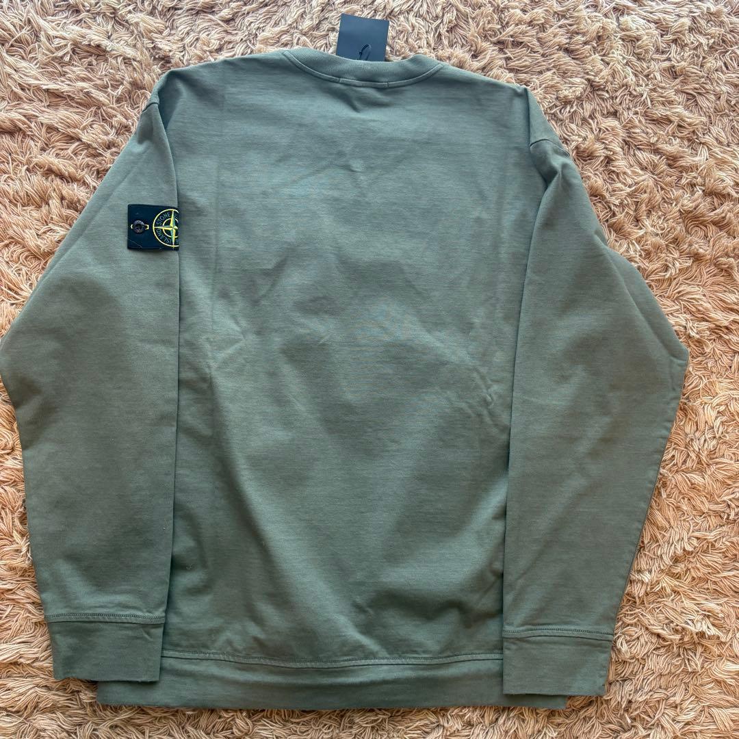 【未使用】ストーンアイランド スウェット メンズ カーキ サイズL Y2K