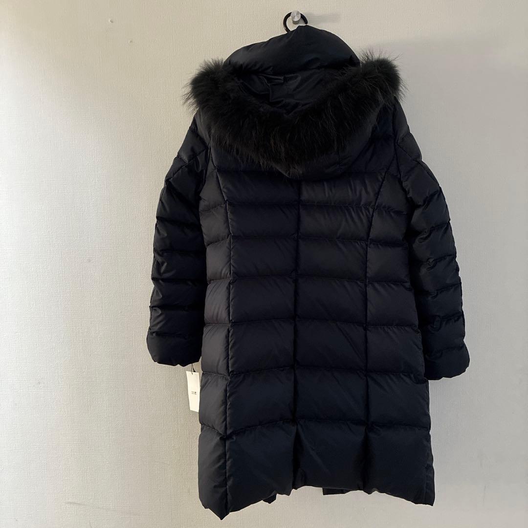 23区　シレータフタ　ダウンコート　サイズ 40 ファー付き　ネイビー