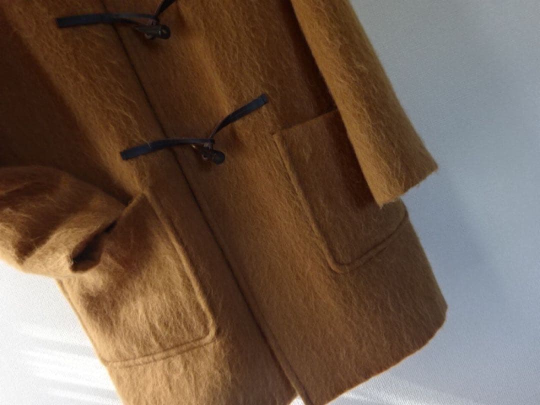 レキップ　ヨシエイナバ　シャギー　ダッフルコート　キャメル　38